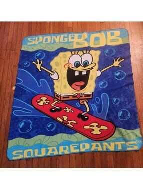 Y2K Spongebob Squarepants Surfboarding Blanket